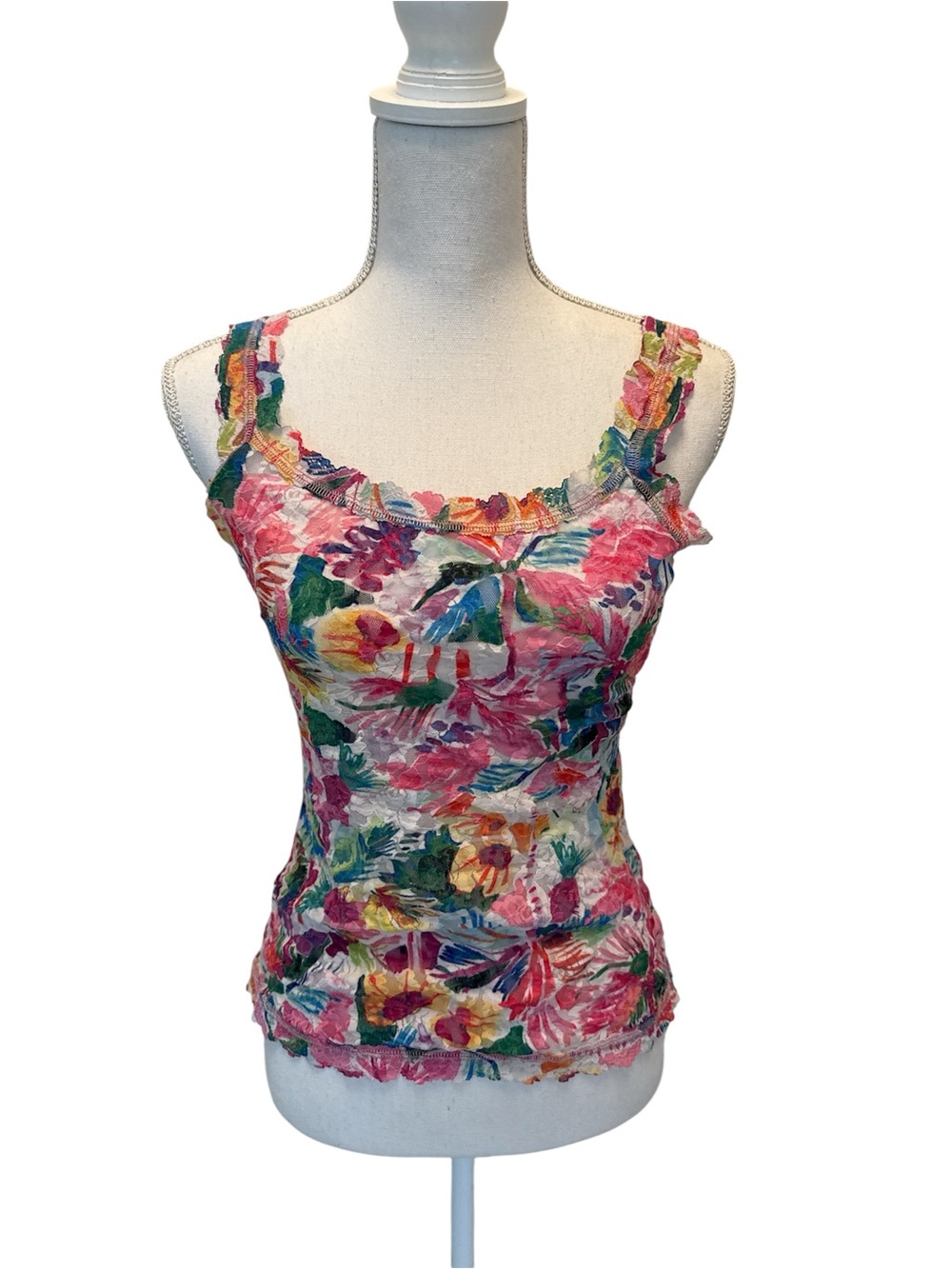 Hanky Panky Floral Signature Lace Tank Top M